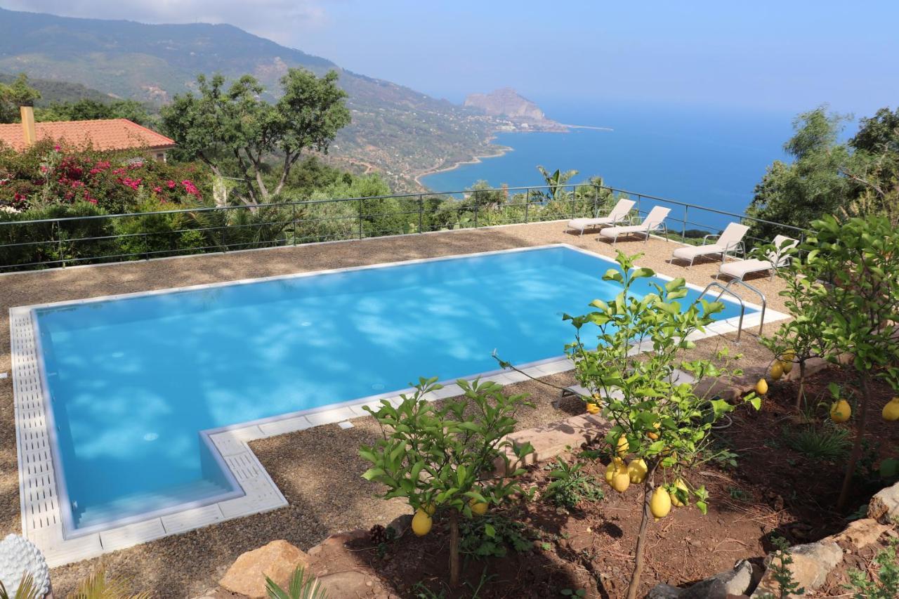 Cefalu Nest Pool House Terrace Sea View Eksteriør billede
